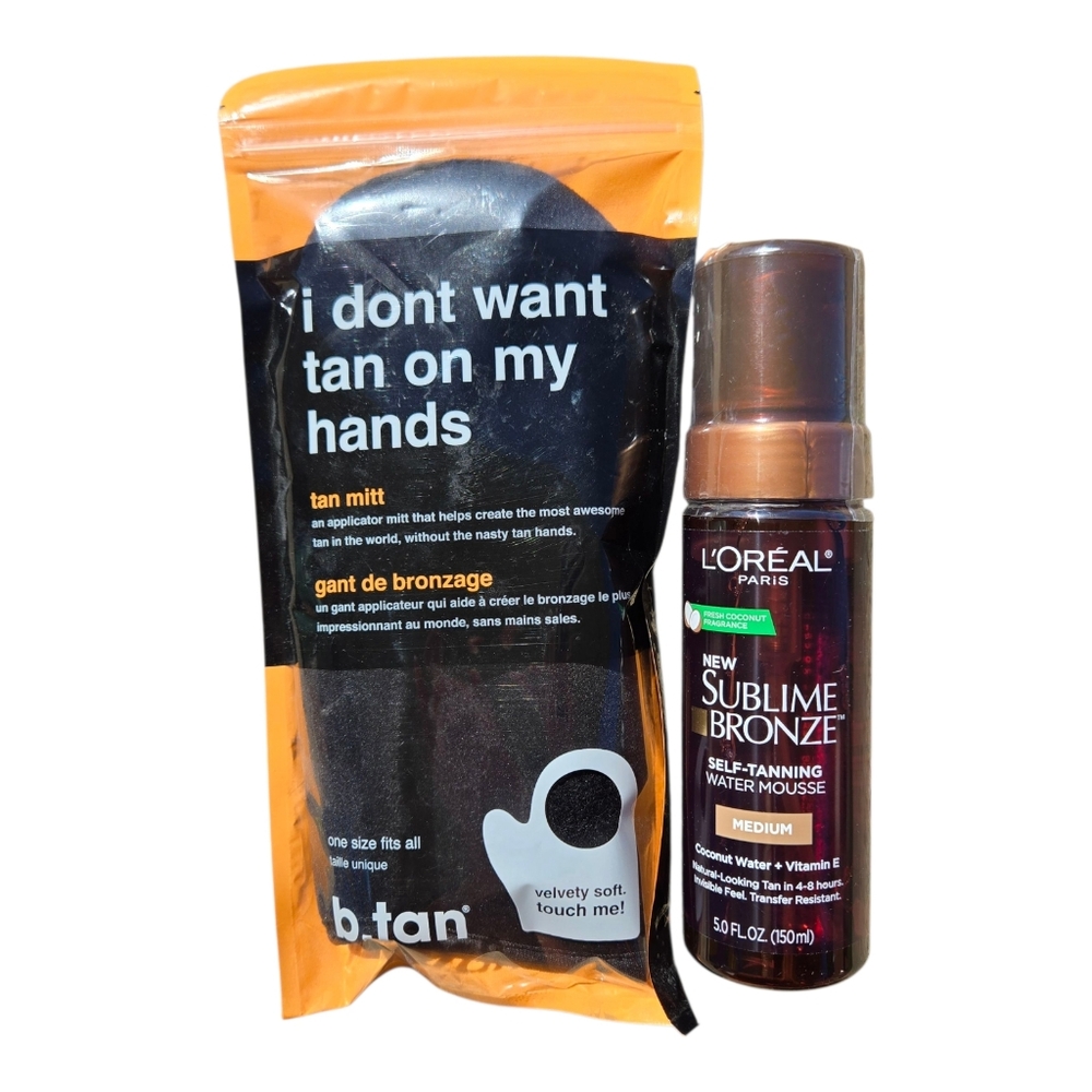 Loreal Sublime Bronze Medium Sunless Tan Tanning Mouse Water Based Foam